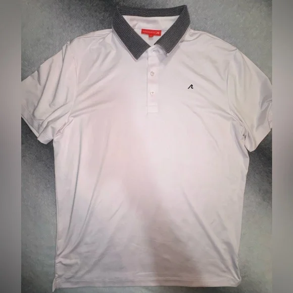 Redvanly Light Pink Darby Mens Golf Dallas National 2002 Polo Shirt Large - Picture 3 of 6